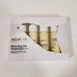 label.m Warming Oil Treatment 4 pk NEW